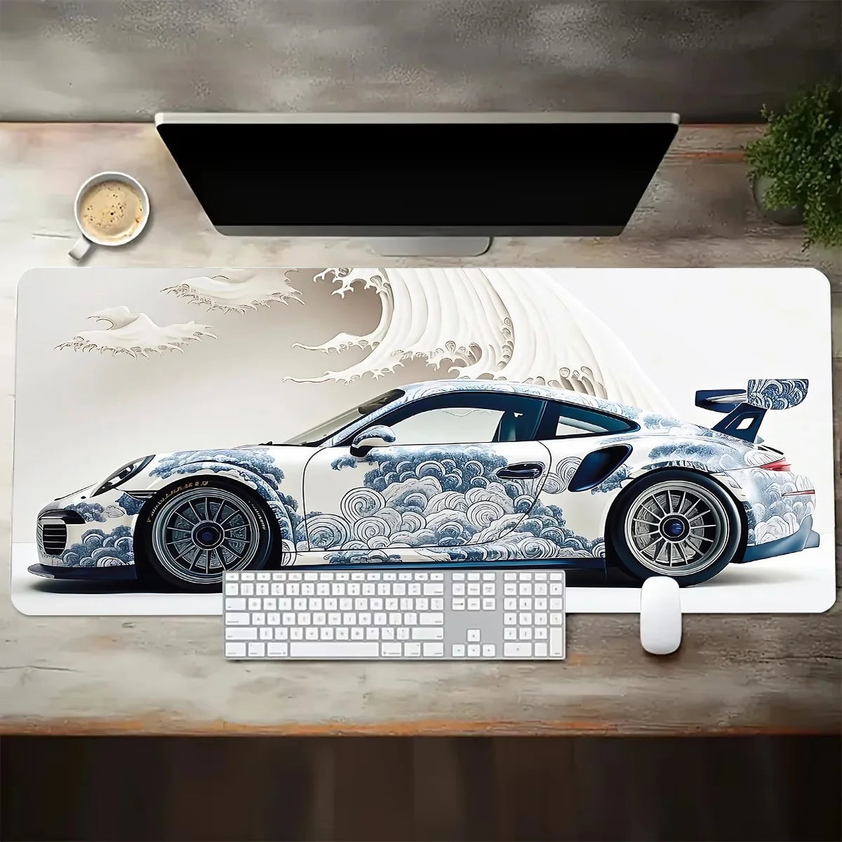 Podkładka pod mysz – Porsche GT3 RS White Edition